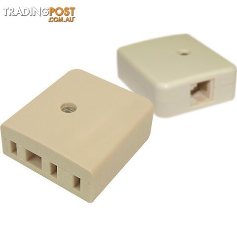 S610MB MODULAR RJ12 SOCKET TO 610 SOCKET PHONE ADAPTOR TEL5117 - photo 2 of 2