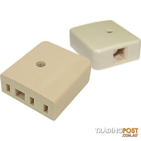 S610MB MODULAR RJ12 SOCKET TO 610 SOCKET PHONE ADAPTOR TEL5117