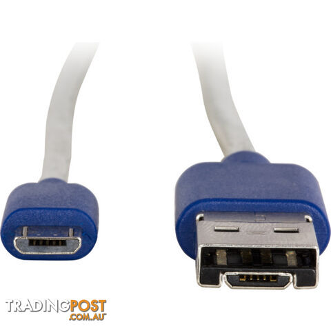 LC7227 2 IN 1 MICRO USB-B OTG LEAD 1M USB-A/MICRO-B TO MICRO-B PLUG - photo 3 of 5