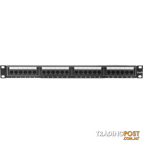 PPC624 24 PORT CAT6 PATCH PANEL TE TECH