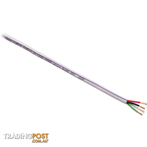 16G4C152M 16AWG 4CORE SPEAKER CABLE 152M 500FT ROLL LSZH REELEX WHITE/P