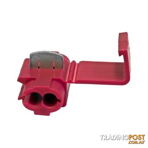 RWC1-EACH SELF STRIPPING WIRE CONNECTOR END ON END JOINER RED