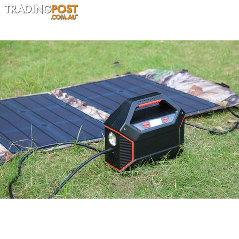 M8199A PORTABLE SOLAR POWER STATION 100W MPPT - photo 5 of 7