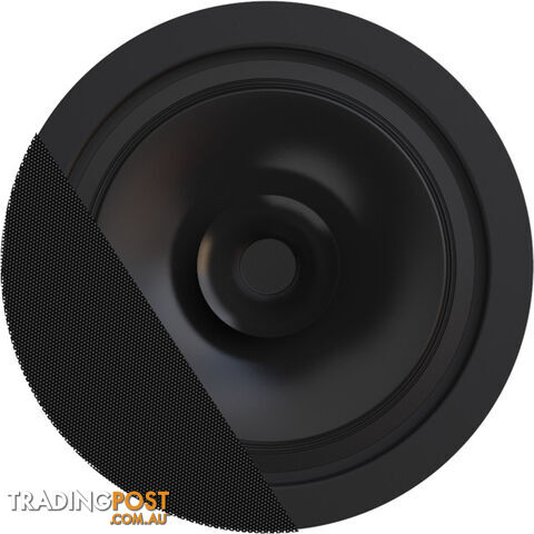 CENA706B SPRINGFIT 6.5" CEILING SPEAKER 8OHM & 100V IN BLACK