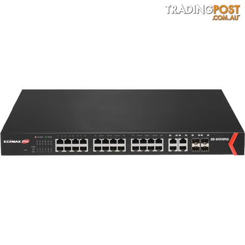 GS5424PLC 24 PORT GIGA POE SMART SWITCH 450W GIGABIT