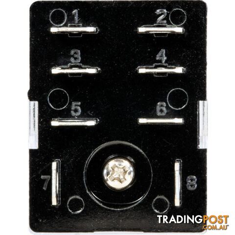 RET208A 240V AC 10A DOUBLE POLE RELAY 10A 250V AC / 30V DC - photo 2 of 2