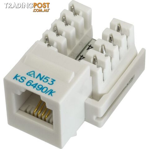 PK4500 RJ12 CAT3 MECHANISM SOCKET TO SUIT KEYSTONE OR CLIPSAL