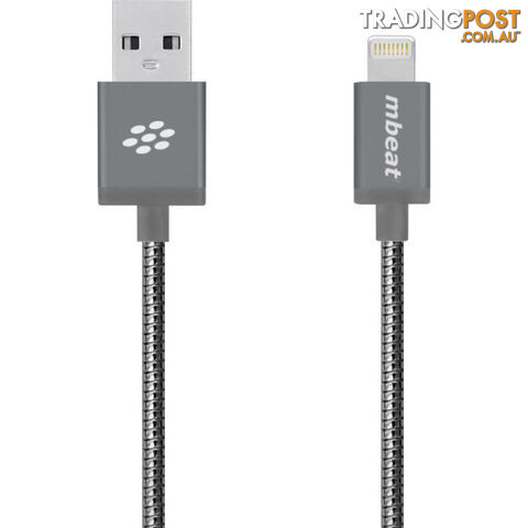 ICA-GRY 1.2M LIGHTNING CABLE GREY MFI TOUGHLINK