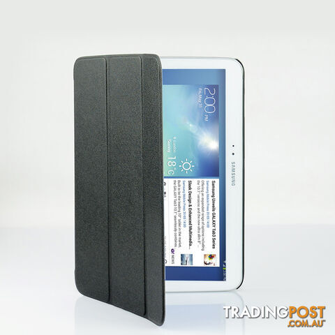 T3-10CASBLK GALAXY TAB3 10" SLIM CASE BLK TRI-FOLD MBEAT