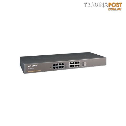 TLSG1016 16 PORT GIGABIT NETWORK SWITCH METAL RACK MOUNT 10/100/1000M
