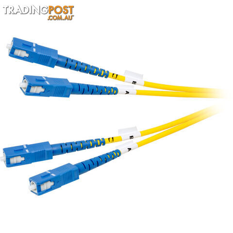 FIB250M SM OS2 FIBRE CABLE 250M ROLL SC/UPC-SC/UPC SM DX 3.0MM LSZH