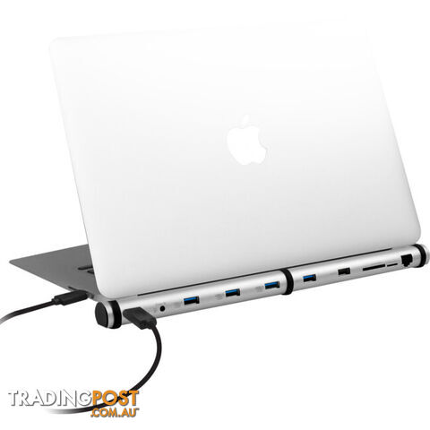 MSDOCK-S MACBOOK AND NOTEBOOK DOCK USB HUB CHARGER MICRO SD LAN