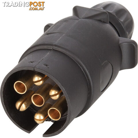 PP2052 7 PIN LARGE ROUND TRAILER PLUG