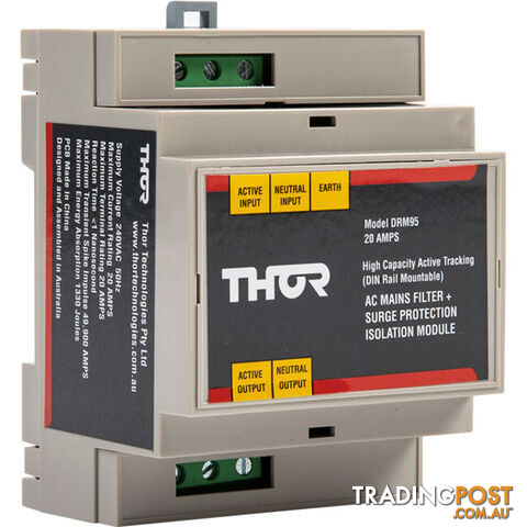 DRM95-20A HARD WIRED DIN RAIL MOUNT- 20A THOR ACTIVE FILTER - photo 2 of 3
