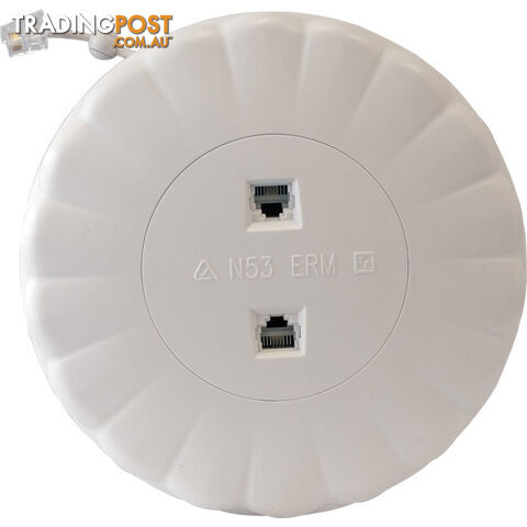 ERM4015B/WHT 15M RJ12 MODULAR EXTENSION REEL - 2X RJ12 SOCKET TEL5060 - photo 2 of 2
