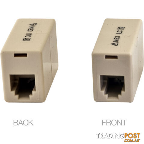 ILC66B/IVY 6P6C RJ12 SOCKET TO SOCKET GENDER CHANGER JOINER - photo 2 of 2