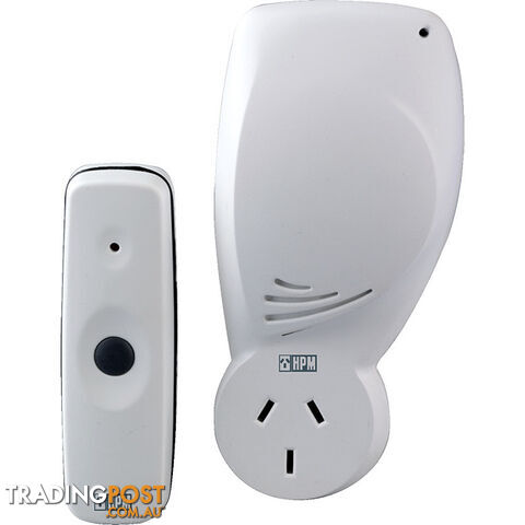 D641/PILR 70M 240V WIRELESS DOOR CHIME LONG RANGE BELL& PIGGY BACK AC