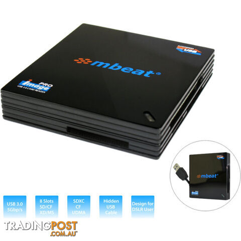 USBMCR168 USB3.0 MULTI CARD READER SUPER SPEED-MBEAT - photo 3 of 3
