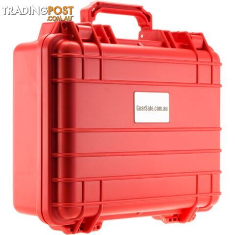GS012R RED 330 X 280 X 120 PROTECTIVE CASE WITH FOAM GEARSAFE
