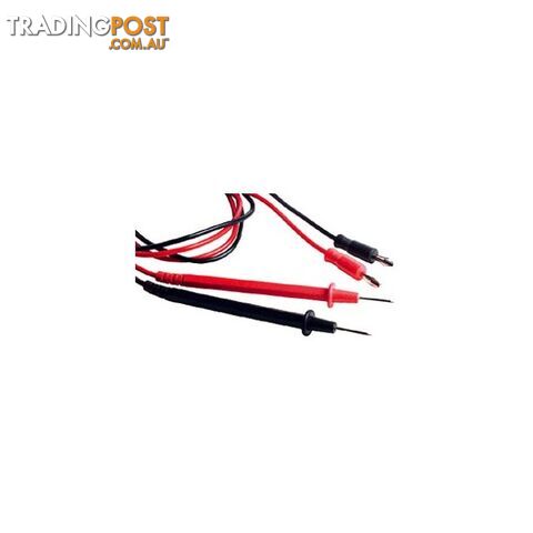 SC1003 4MM STRAIGHT TEST LEADS - 1M BANANA TO POINT