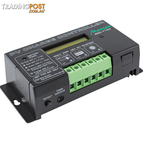 SBC7220 24V 20A PWM PV CHARGE CONTROLLER PROGRAMMABLE WITH 10 NIGHT LIGHT MODES - photo 2 of 2