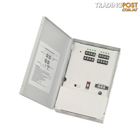 PW408U 4A 8 PORT DC12V REGULATED PS WALL MOUNTING BUILT IN 3A BATT