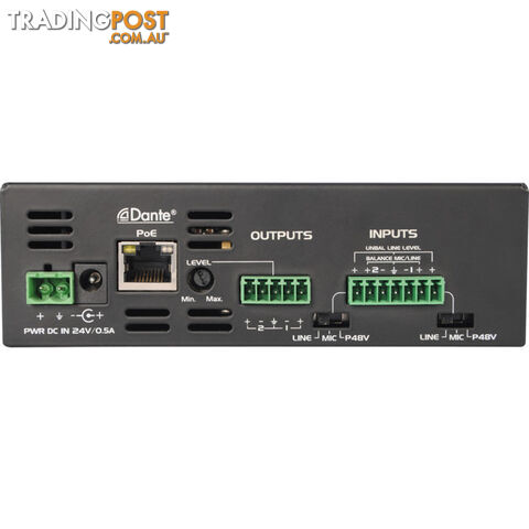 DIC2E23A 2CH ANALOGUE DANTE CONVERTER MIC OR LINE 2CH IN/OUT PUTS - photo 2 of 3