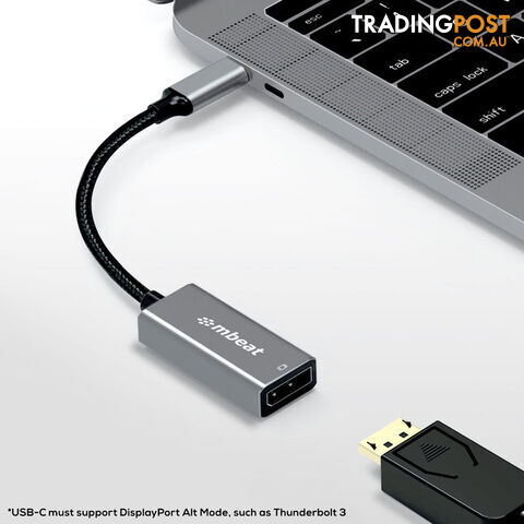LC7984 USB-C TO DISPLAY PORT ADAPTER 4K TOUGHLINK - photo 2 of 7