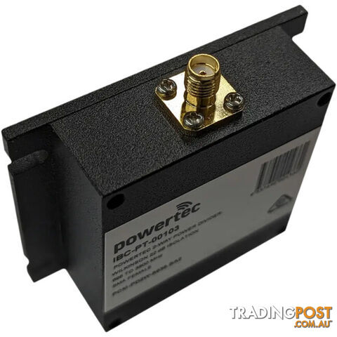IBC-PT-00103 2 WAY RF POWER DIVIDER 698-3800MHZ SMA FEMALE -WILKINSON- 22DB ISOLATION - photo 3 of 3