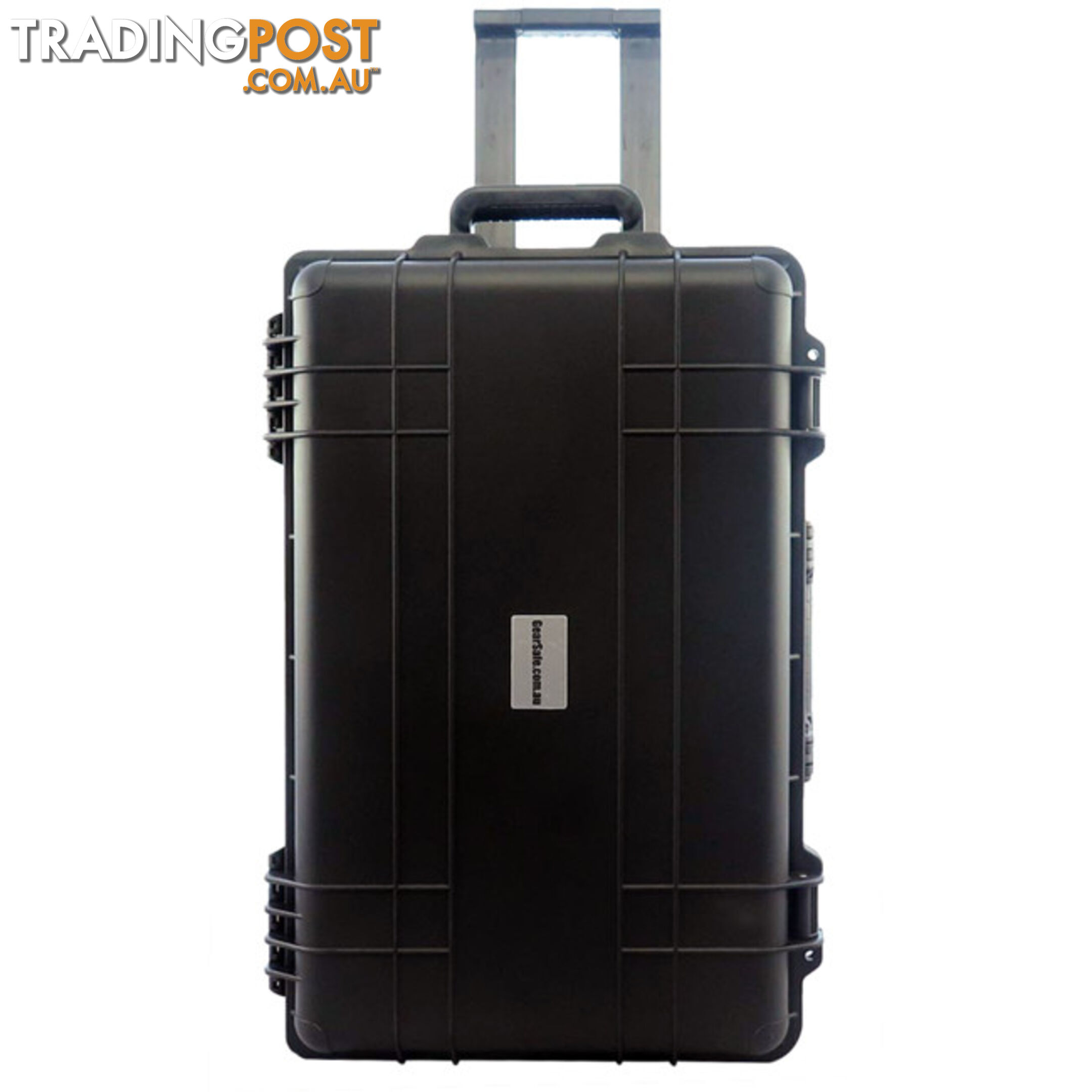 GS028 625X 420X 340 PROTECTIVE BLACK TROLLY CASE WITH FOAM GEARSAFE