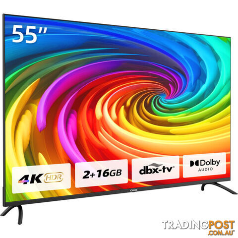 U55G7PG 55" LED 4K UHD GOOGLE TV FRAMELESS - photo 3 of 9