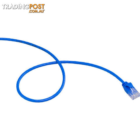 LC6SL0025BL 0.25M SLIM CAT6 PATCH LEAD BLUE ULTRA THIN - photo 3 of 3