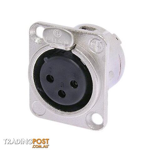 PD5680 3 PIN PANEL XLR SOCKET NEUTRIK