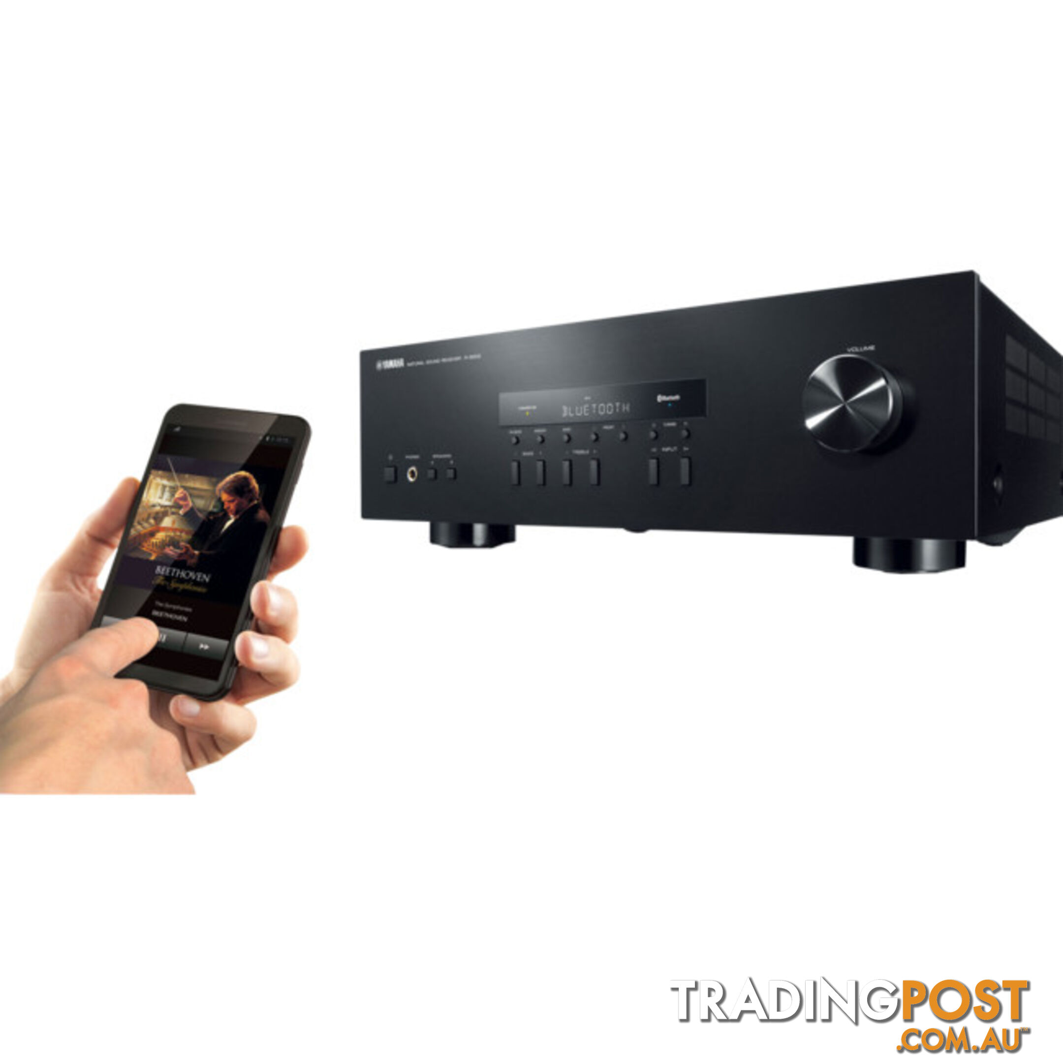 RS202B BLUETOOTH STEREO RECEIVER 100W X 2 YAMAHA BLACK