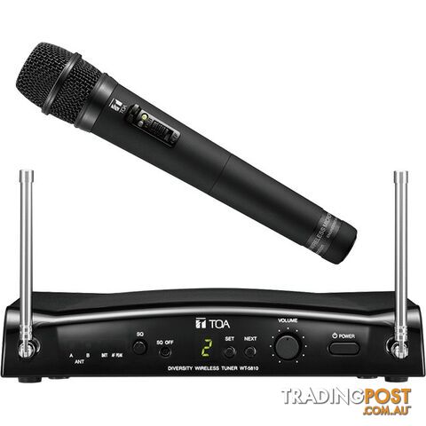 WS5225H01AS 16CH UHF WIRELESS HAND HELD MICROPHONE KIT TOA(578-606MHZ)