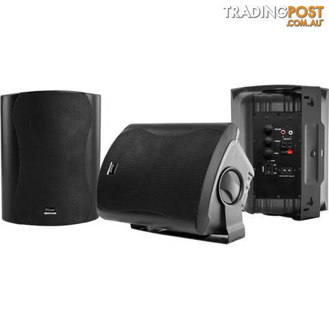 CLASS6AB 6.5" ACTIVE BOX SPEAKERS BLACK WINTAL 60W RMS 130W MAX