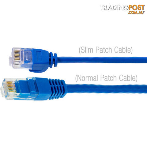 LC6SL0050BK 0.5M SLIM CAT6 PATCH LEAD BLACK ULTRA THIN - photo 2 of 3