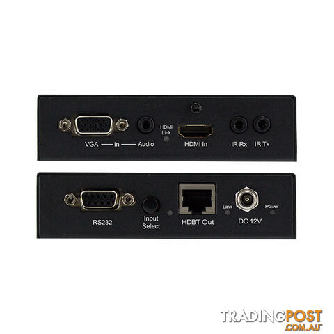 HEX100HDVGA-KIT HDBASET EXTENDER KIT 100M SWITCHABLE HDMI - VGA INPUT