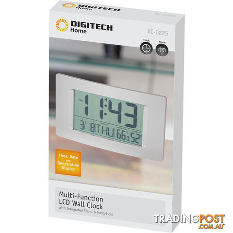 XC0225 LCD CLOCK WITH TEMPERATURE CALENDAR - photo 2 of 2