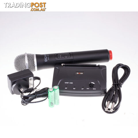 VHF100 SINGLE CHANNEL VHF MIC SYSTEM 255MHZ EXPORT ONLY - photo 5 of 5