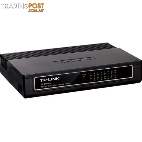 TLSF1016D 16 PORT ETHERNET SWITCH / HUB DESKTOP 10/100M TP-LINK