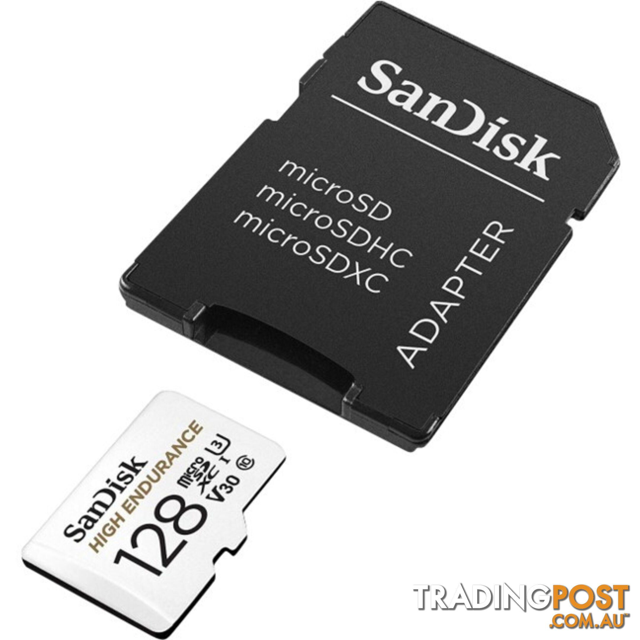 MSD128HE 128G MICRO SD CARD HIGH ENDURANCE 100MB SD ADAPTER