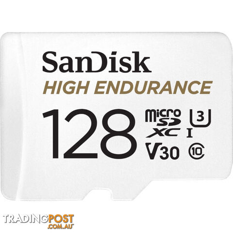 MSD128HE 128G MICRO SD CARD HIGH ENDURANCE 100MB SD ADAPTER