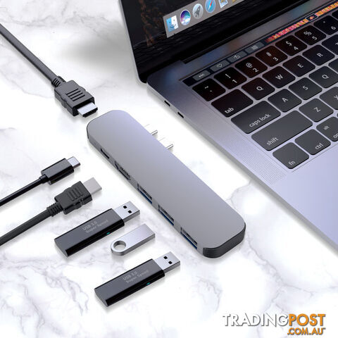 UCDP8 ELITE MINI 6-IN-1 USB-C HUB MACBOOK PRO PD HDMI 4K - photo 5 of 7