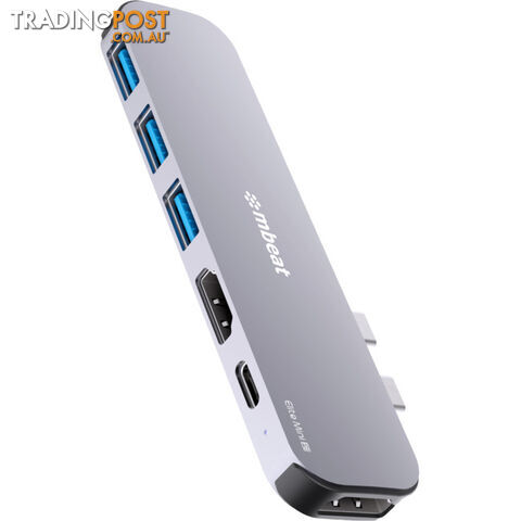 UCDP8 ELITE MINI 6-IN-1 USB-C HUB MACBOOK PRO PD HDMI 4K