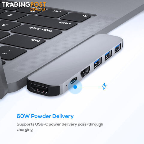 UCDP8 ELITE MINI 6-IN-1 USB-C HUB MACBOOK PRO PD HDMI 4K - photo 4 of 7