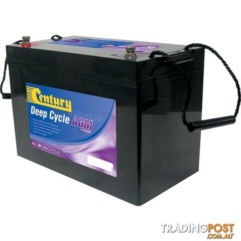 C12-120DA 12V 120AH ABSORBED GLASS MAT AGM DEEP CYCLE BATTERY CENTURY