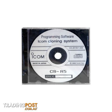 CSR6 CLONING SOFTWARE IC-R6S ICOM - MADE IN JAPAN