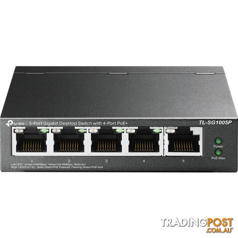 TLSG1005P 5 PORT GIGA DESKTOP POE+ SWITCH
