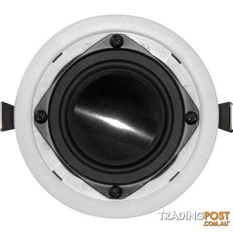 ECS4.0V2 4" EDGELESS CEILING SPEAKERS PAIR EARTHQUAKE ALUMINUM GRILLE - photo 2 of 8